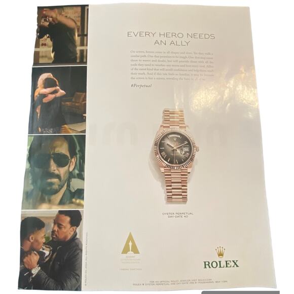 Rolex and Miu Miu Print Ad Campaign Spring 2024 8x10 Ready to Frame Original - Picture 1 of 5